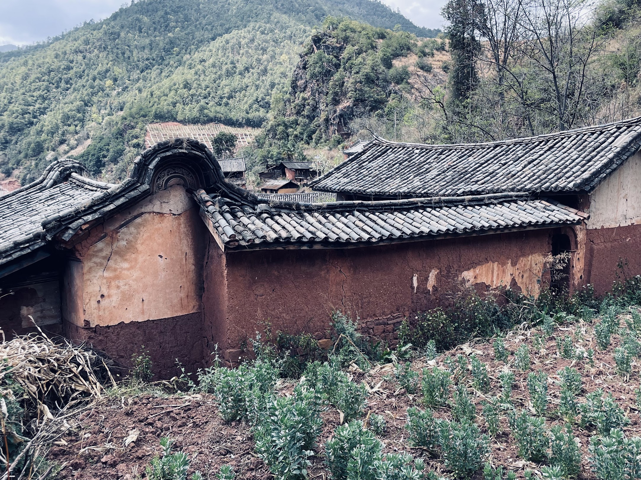 Earthen Walls — rammed earth and tile, five centuries unchanged